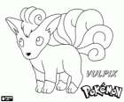 Vulpix is een vos kostbare Pokemon en vuur type Pokemon