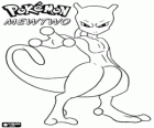 Mewtwo is een Pokemon als een grote katachtige tweebenige