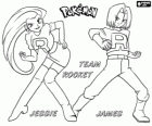 De strafrechtelijke Team Rocket wordt gevormd door Jessie, James en Meowth en geleid door Giovanni