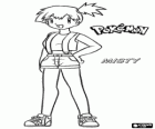 Misty is de Gym Leader van de Cerulean City en ze is gespecialiseerd in het Water-type Pokemon