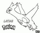 Latias is een draak en Psychic type Pokemon, heeft de mogelijkheid om optische illusies te creëren