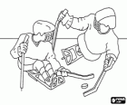 Sledgehockey is een sport voor sporters met een lichamelijke handicap