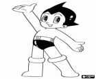 Astroboy of Astro Boy, een super-robot gemaakt door Dr Tenma in het beeld van zijn dode zoon Toby en zijn herinneringen