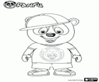 Aardig hip-hop Panfu panda