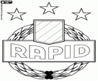 Logo van SK Rapid Wien, Sportklub Rapid Wien, de Oostenrijkse voetbalclub