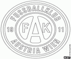 Embleem van FK Austria Wien, Fußballklub Austria Wien, de Oostenrijkse voetbalclub