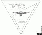 Embleem van Debreceni Vasutas Sport Club, Debreceni VSC of DVSC, de Hongaarse voetbalclub