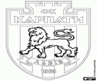 Embleem van FK Karpaty Lviv, Oekraïne voetbalclub