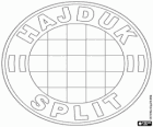 Logo van HNK Hajduk Split, de Kroatische voetbalclub