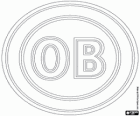 Logo Odense BK, Odense Boldklub of OB, de Deense voetbalclub