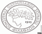 Embleem van Olympiacos Piraeus FC, de Griekse team voetbal