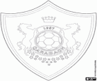 Logo van FK Qarabag Aghdam of FK Karabakh Agdam, Azerbeidzjaanse voetbalclub