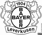 Logo Bayer 04 en Bayer Leverkusen, de Duitse voetbalclub