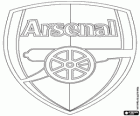 Logo van FC Arsenal, Engels voetbal club bevindt zich in Londen