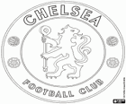 Logo van Chelsea FC in Londen, het Engels voetbalteam