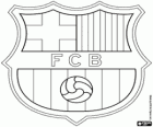 Logo van FC Barcelona, de Spaanse voetbalclub. Barça