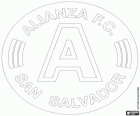 Embleem van Alianza FC, voetbalclub uit San Salvador