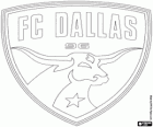 Logo van FC Dallas, voetbalteam in Texas, Verenigde Staten