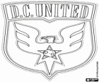 Embleem van DC United, professionele voetbal club in Washington DC