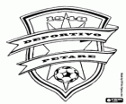 Embleem van Deportivo Petare FC, Venezolaanse voetbalclub uit Caracas, opgericht onder de naam Deportivo Italia FC