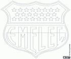Embleem van Club Sport Emelec, Ecuadoriaanse sportclub in de stad Guayaquil