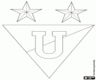 Logo van de Liga Deportiva Universitaria de Quito, Ecuador voetbalclub