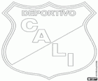 Logo van Asociación Deportivo Cali, een sportclub, en voetbal team in de Colombiaanse stad Santiago de Cali