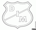 Embleem van CD Independiente Medellín, Deportivo Independiente Medellín, Colombia voetbalclub