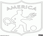 Embleem van CD America de Cali, Colombia voetbalclub