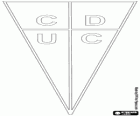 Logo van CD Universidad Católica, voetbalteam uit Santiago, Chili