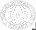 Badge van Coritiba FC, Braziliaanse voetbalbond team van Curitiba