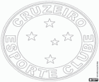 Embleem van Cruzeiro Esporte Clube, Braziliaanse voetbalteam van de stad Belo Horizonte