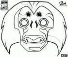Masker van Spidermonkey of Slingeraap, Ben 10: Alien Force