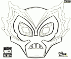 Big Chill masker. Ben 10 Ultimate Alien