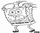 Sponge Bob trok zijn haren