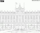 Het Koninklijk Paleis van Madrid ook wel bekend als Palacio de Oriente is de officiële residentie van de koning van Spanje
