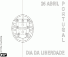 Vrijheids dag, 25 april uit tot nationale feestdag van Portugal herdenking van de Anjerrevolutie van 1974