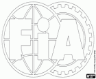 Logo van de FIA, de Internationale Automobiel Federatie