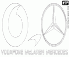 Logo van Vodafone McLaren Mercedes