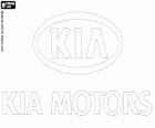 Logo van KIA Motors, Zuid-Koreaanse autofabrikant