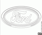 Ford-logo. Amerikaanse automerk