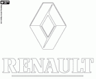 Logo oude Renault. Franse automerk