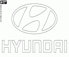 Hyundai logo, merk van auto's in Zuid-Korea