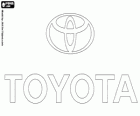 Toyota-logo. Japanse automaker
