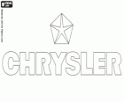 Chrysler-logo. Automerk uit Verenigde Staten