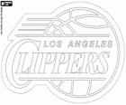 Logo Los Angeles Clippers, NBA-team. Pacific Division, Western Conference
