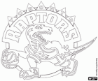 Toronto Raptors logo, de NBA-team. Atlantic Division, Eastern Conference