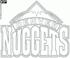 Logo Denver Nuggets, NBA-team. Northwest Division, Western Conference