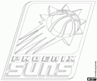 Logo van Phoenix Suns, NBA-team. Pacific Division, Western Conference