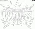 Logo Sacramento Kings, NBA-team. Pacific Division, Western Conference